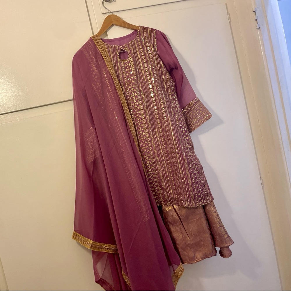 Pakistani gharara dress